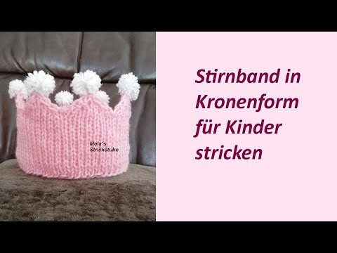 Ragmela 36 - Knit a crown-shaped headband for children