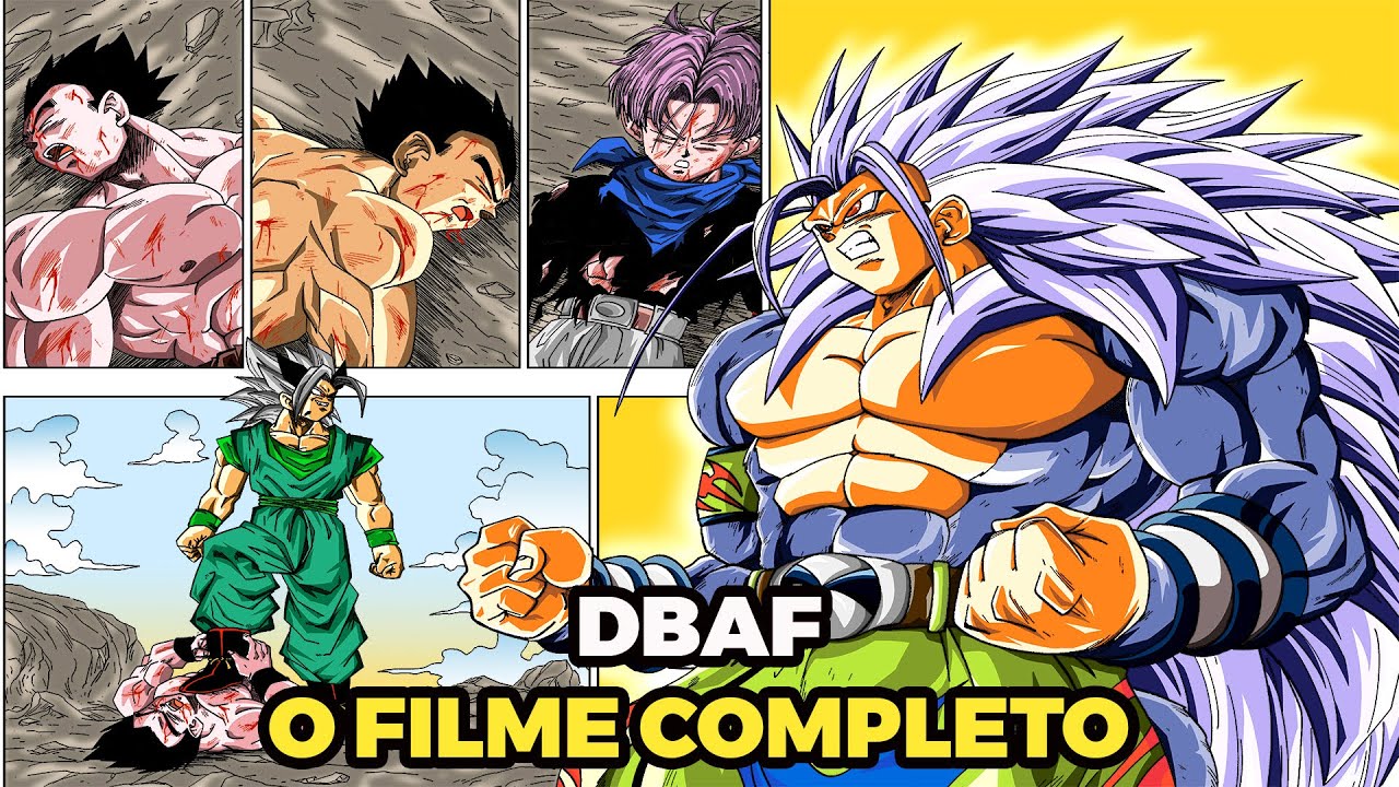 O FURIOSO RETORNO DE GOKU SSJ5 | O Filme Dragon Ball AF (toyotaro)