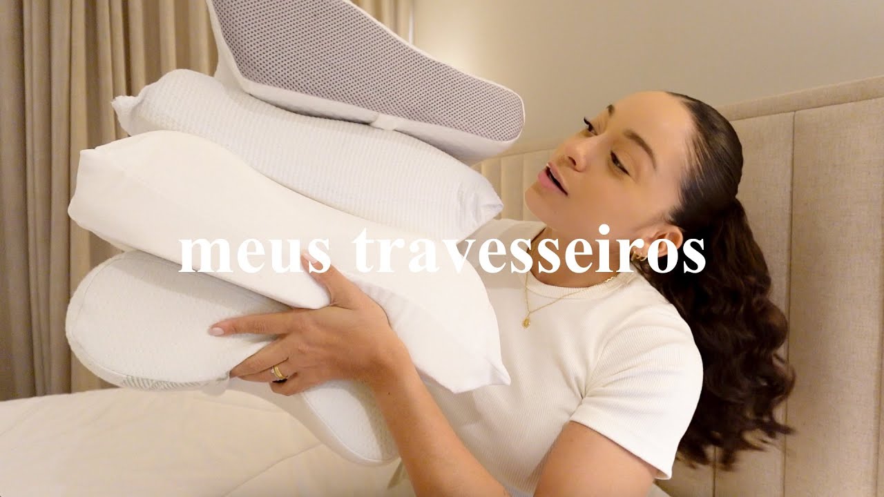 Como dormir bem e o que me ajuda no meu sono? Testando travesseiros I wanna sleep.