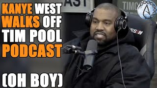Kanye Storms Off Tim Pool&#39;s Show (Wow)