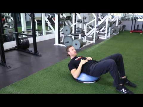 Bosu Ball Crunches