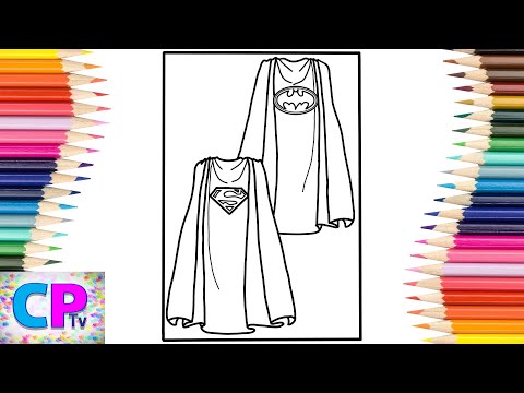 Batman and Superman Outfit Coloring Pages/Jim Yosef & Anna Yvette - Linked [NCS Release]