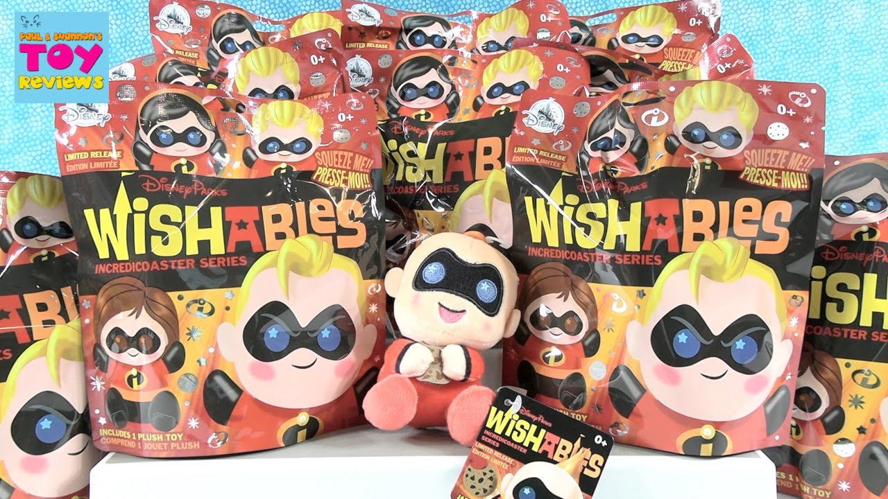 Disney Wishables Incredicoaster Series Incredibles Blind Bag Plush Opening | PSToyReviews