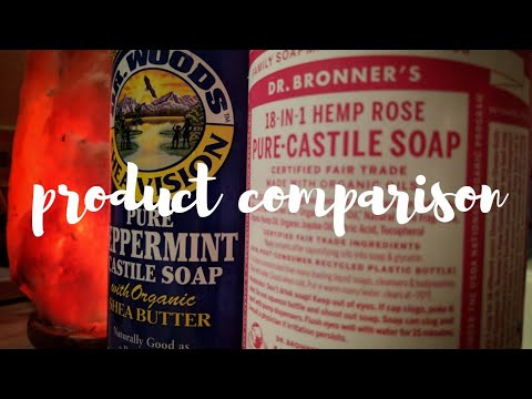 Dr. Bronners vs. Dr. Woods Castile Soap