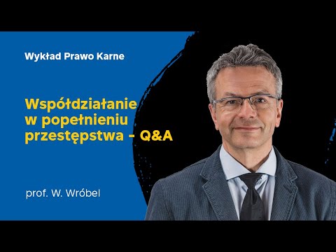 Wykład 15  z Prawa Karnego Materialnego - 24.01.2022 r. - prof. dr hab. Włodzimierz Wróbel