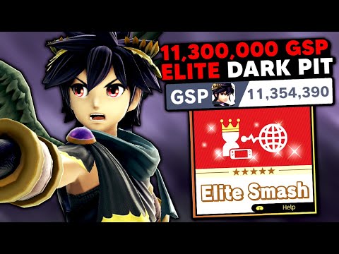 This is what an 11,300,000 GSP Dark Pit looks like in Elite Smash