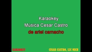 Los Plebes del Rancho de Ariel Camacho - No Lo Hice Bien - karaoke