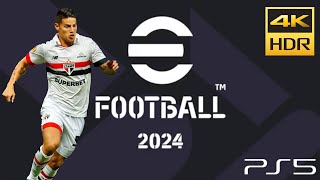 eFootball 2024 - Novo Uniforme do SPFC da New Balance - Gameplay | PS5™ [4K HDR].