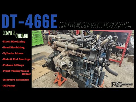 🔧 DT-466E Diesel Engine Rebuild Series | Episode 1: Full Tear Down & Inspection 🛠️