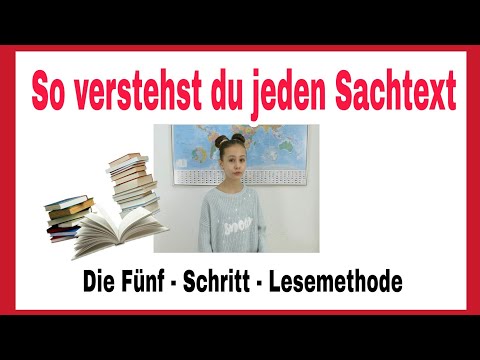 So VERSTEHST du JEDEN SACHTEXT - mit der Fünf-Schritt-Lesemethode ganz einfach | Schlau gefragt ?!