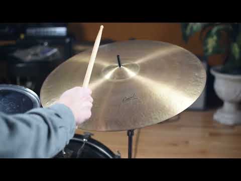 22" Royal Cymbals Cymbal Craftsman Crash Ride Patina Finish 2534g