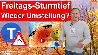 Sturmtief am Freitag - das Update! West-Nässe könnte "hinten raus" wieder enden