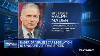 Self-driving cars are susceptible to hackers, says Ralph Nader