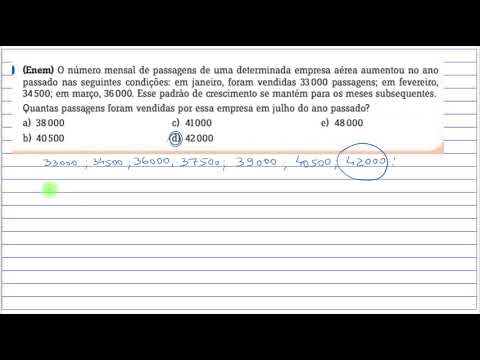 MATEMÁTICA NO VESTIBULAR ENEM 7º ANO EF PA 021D
