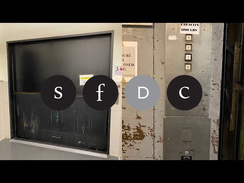 Rare US Hydraulic Freight elevator @ The San Francisco Design Center - San Francisco, CA