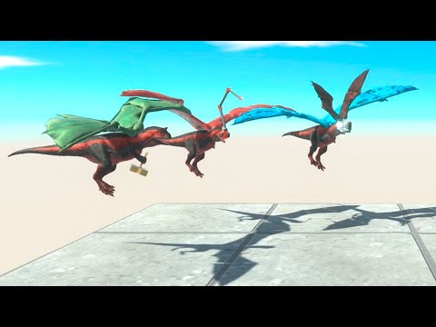 Flying CARNOTAURUS vs EVERY UNIT - Animal Revolt Battle Simulator