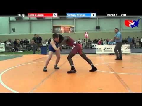 James Green vs. Zachary Stepan at 2013 ASICS University Nationals - FS