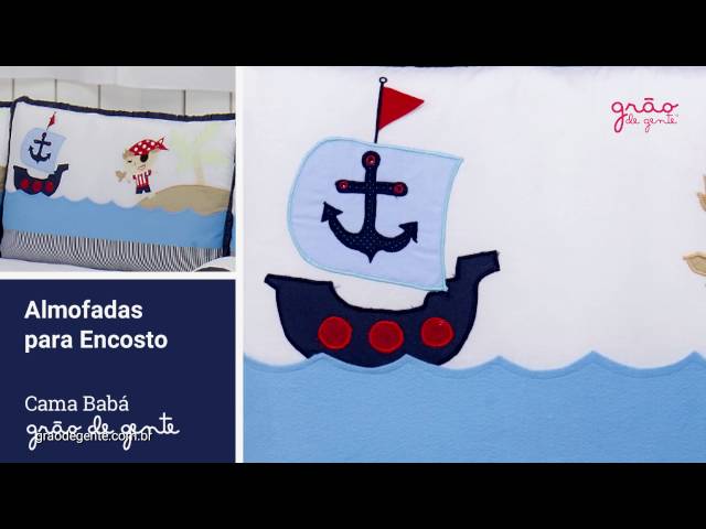 Kit Cama Babá Piratinha | Ref: 62693