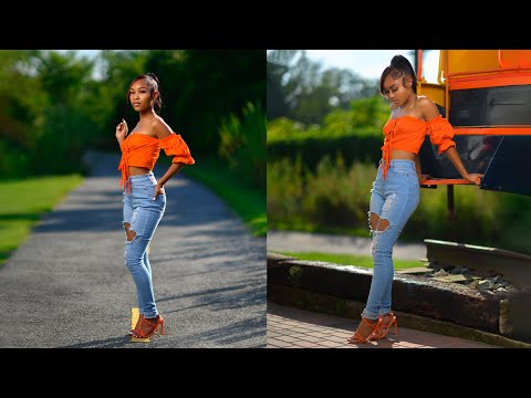 One Light Photoshoot Setup + High Speed Sync Portraits + Off Camera Flash Photography for Beginners