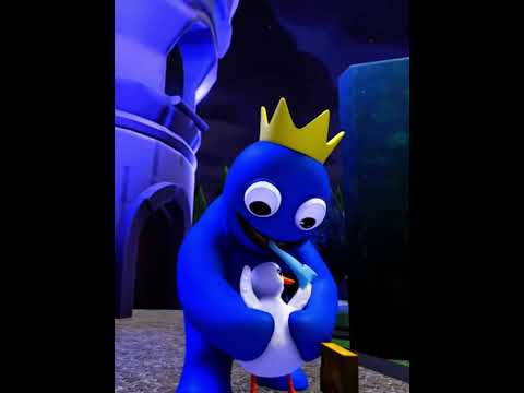 Blue has a new friend 😍🦆 #roblox #rainbowfriends