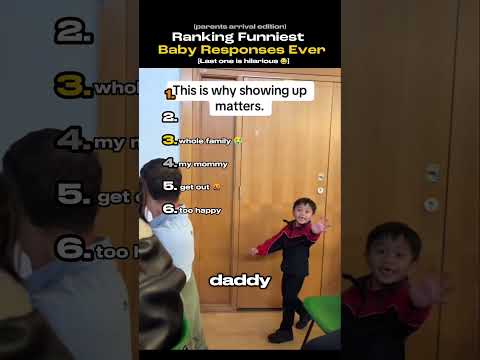 Ranking Top 6 Cutest Baby Responses Ever (parents arrival edition)