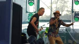 Sting Shaggy 44/876 &amp; Morning is Coming Royal Park Baarn Netherlands 7 July 2018