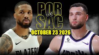 Sacramento Kings vs Portland Trail Blazers