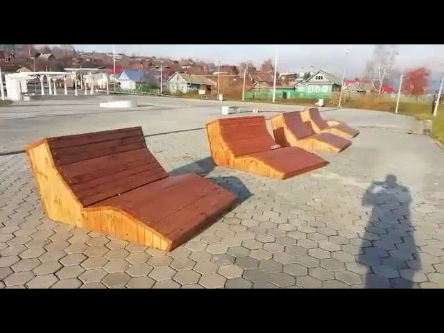 Набережная в Верхнем Услоне пополняется новыми архитектурными формами