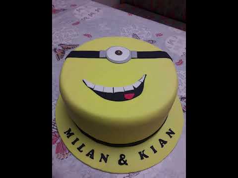Minion cake🎂🤓 #cakes #youtube #shorts