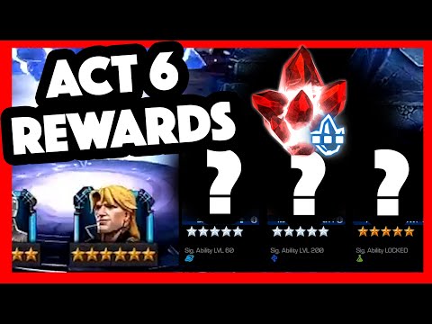 Act 6 Completion Rewards: FEATURED 6 Star and Nexus 5 Star Crystal Opening and MUCH More!