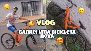 ganhei uma BICICLETA NOVA, mostrei tudo pra vocs! LAVANDO + ANDANDO