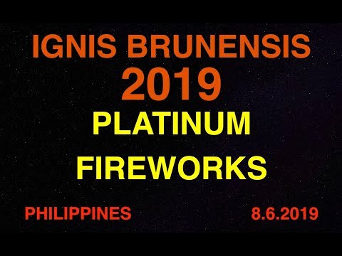 Ignis Brunensis 2019 - 8.6. PLATINUM FIREWORKS (4K/HD)