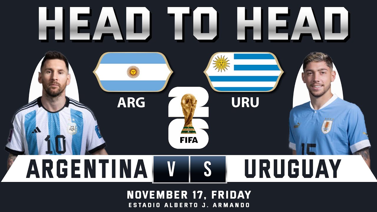 ARGENTINA vs URUGUAY | Predictions & Head to Head Stats | FIFA WORLD CUP 2026 QUALIFIERS CONBEMAL