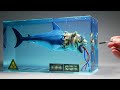 Diorama of realistic Tiger Shark in the Water Laboratory