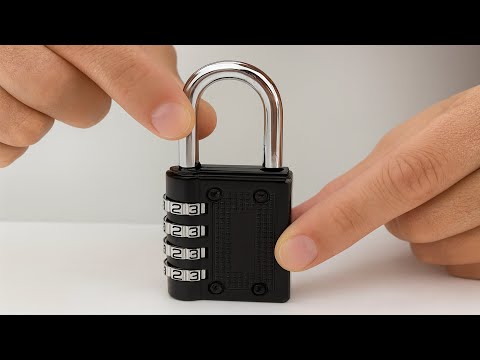 Maybe you don't know? How to easily open a password lock when you forget the code