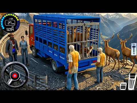 New Truck Simulator Game 2026: 🇮🇳 Heavy Load Animal Transport & Offroad Driving Android Gameplay
