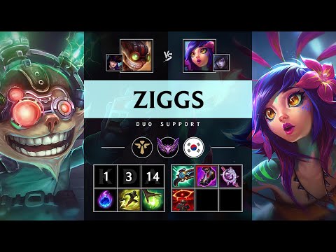 Ziggs Support vs Neeko - KR Master Patch 25.14