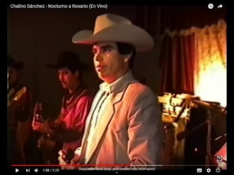 Chalino Sánchez - Nocturno a Rosario (En Vivo)
