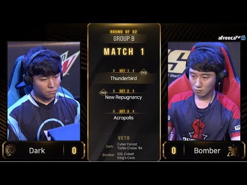 [2019 GSL S3] Ro.32 Group B Match1 Dark vs Bomber
