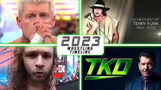 TIMELINE: 2023 In Professional Wrestling