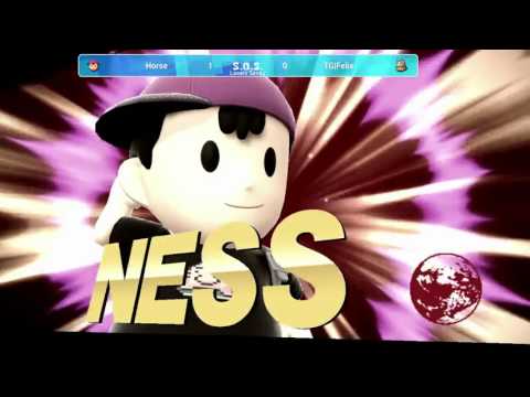 SOS12 Losers Semis - Horse (Ness) vs TG|Felix (Fox)