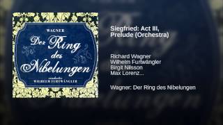 Siegfried: Act III, Prelude (Orchestra)