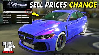 All Vehicle Sell Prices CHANGING in GTA Online (Car Selling Update)