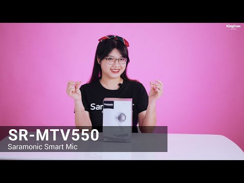 Kondensatoriaus mikrofonas Saramonic MTV550, skirtas podcast'ams video