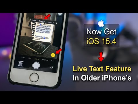 Now Get iOS 15.4 Live Text Feature in Older iPhone's 🔥🔥 - 5s, 6, 6+, 6s, 7, 7+, 8, 8+.