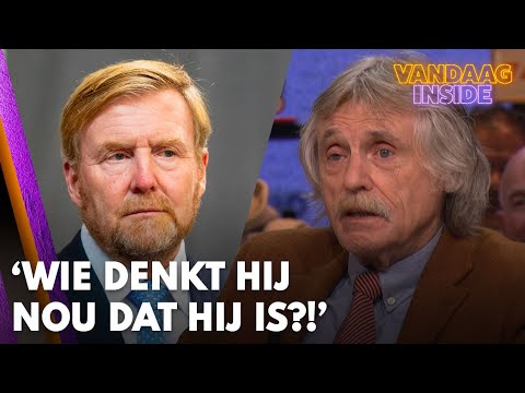 Johan Derksen ergert zich aan koning Willem-Alexander: 'Wie denkt hij nou dat hij is?!'