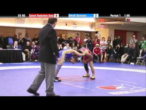 FS 55 KG Finals - Samat Nadyrbek Uulu vs Omak Syuryun