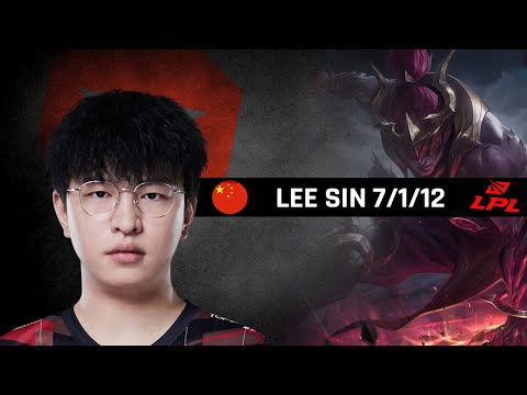 Highlights TES Xiaopeng with Lee Sin - LPL Spring 2022