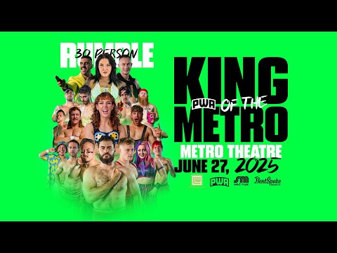 PWA KING OF THE METRO '25 ⚔️🏆 presented by Pro Wrestling Australia BLACK LABEL