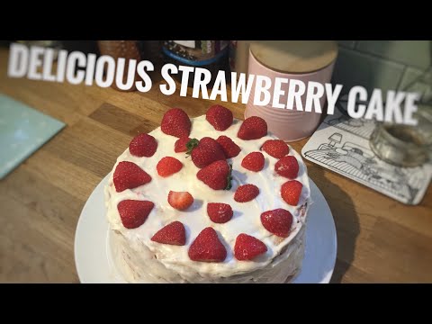 How to make the best strawberry cake!